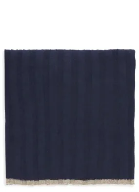   Brunello Cucinelli  Blue Cashmere Scarf Blue  Leichter Schal 