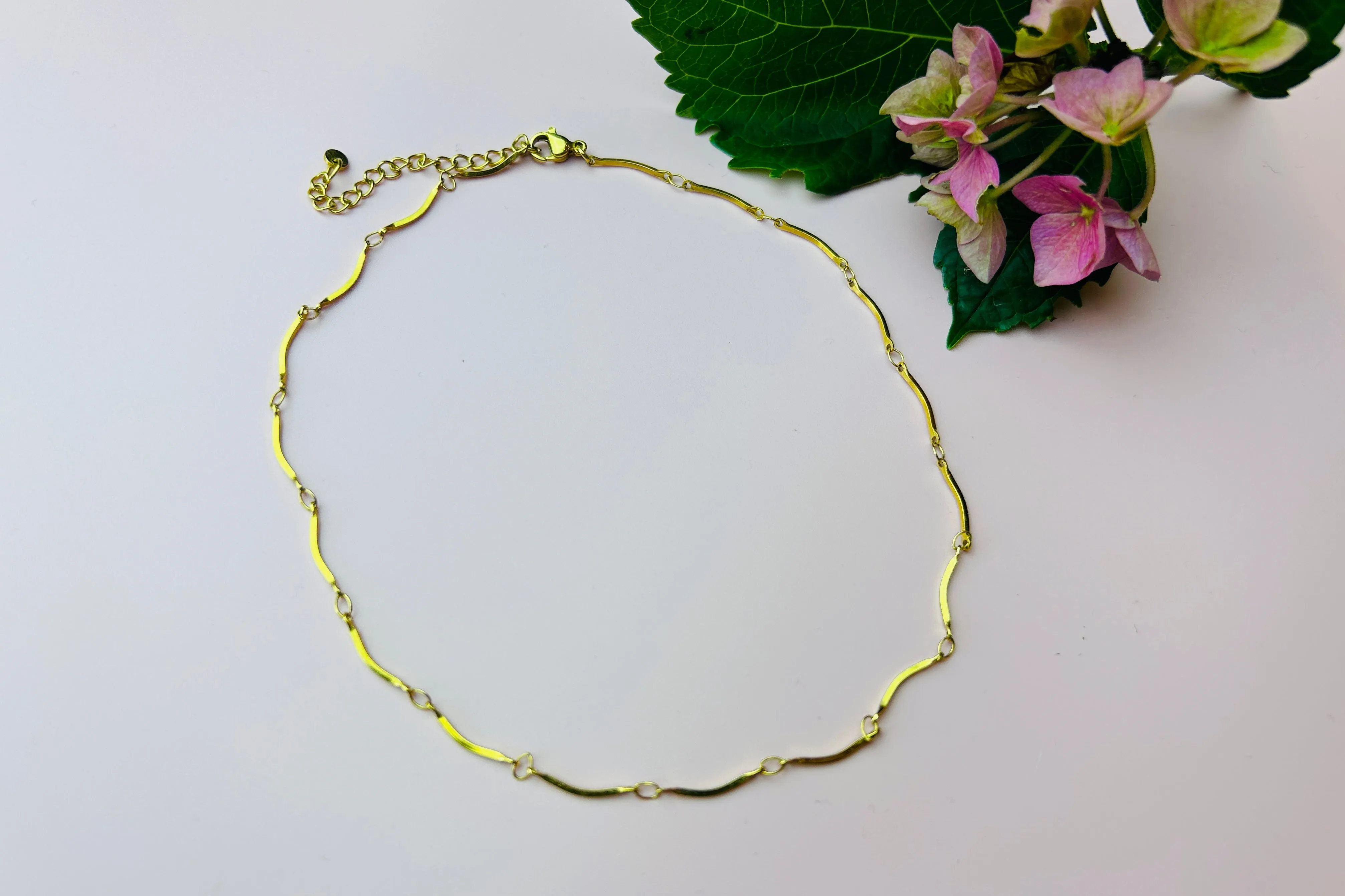 Choker Halskette Wellen