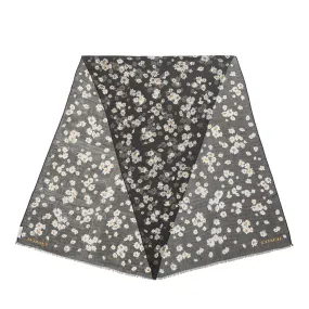  Coach  Daisy Cluster Printed Oblong Black Chalk  Leichter Schal 
