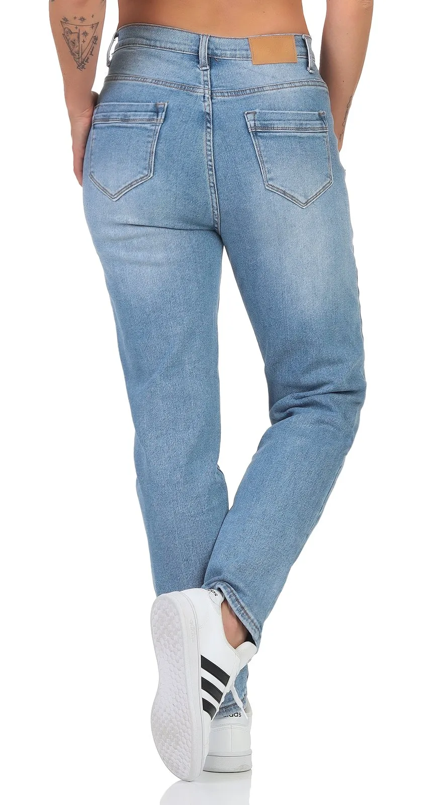 Hailys Damen High Waist Jeans Tr44ia Straight