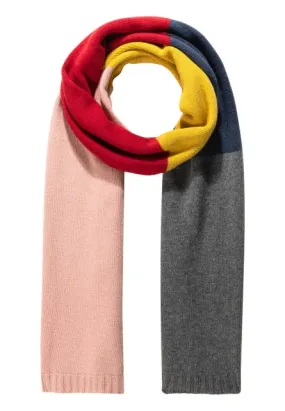 Langer XXL Schal Block-Coloured