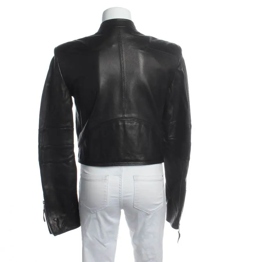 Lederjacke 36 Schwarz