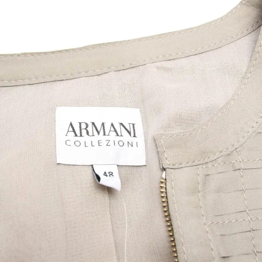Lederjacke 42 Grau
