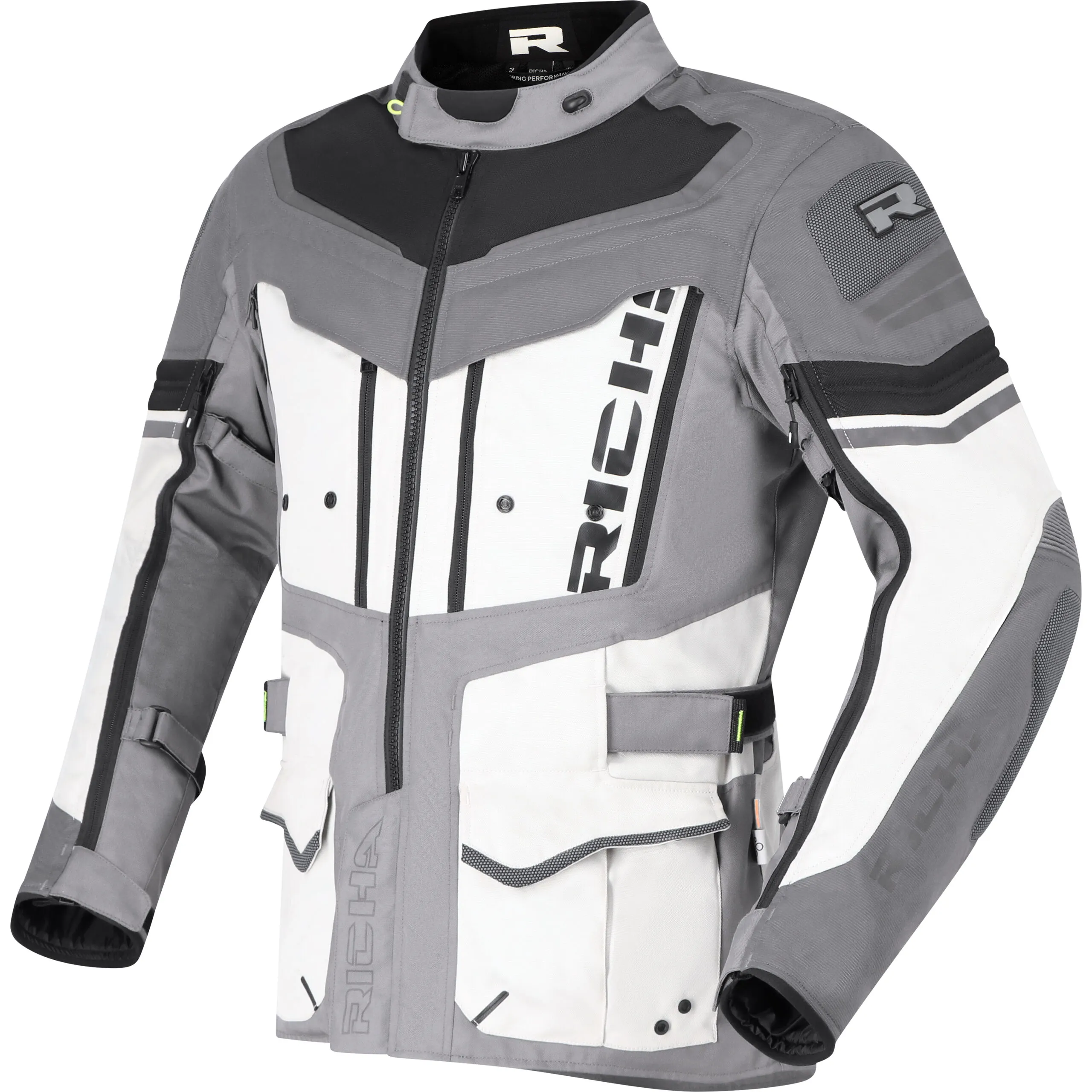 Richa Infinity 2 Adventure Textiljacke Grau