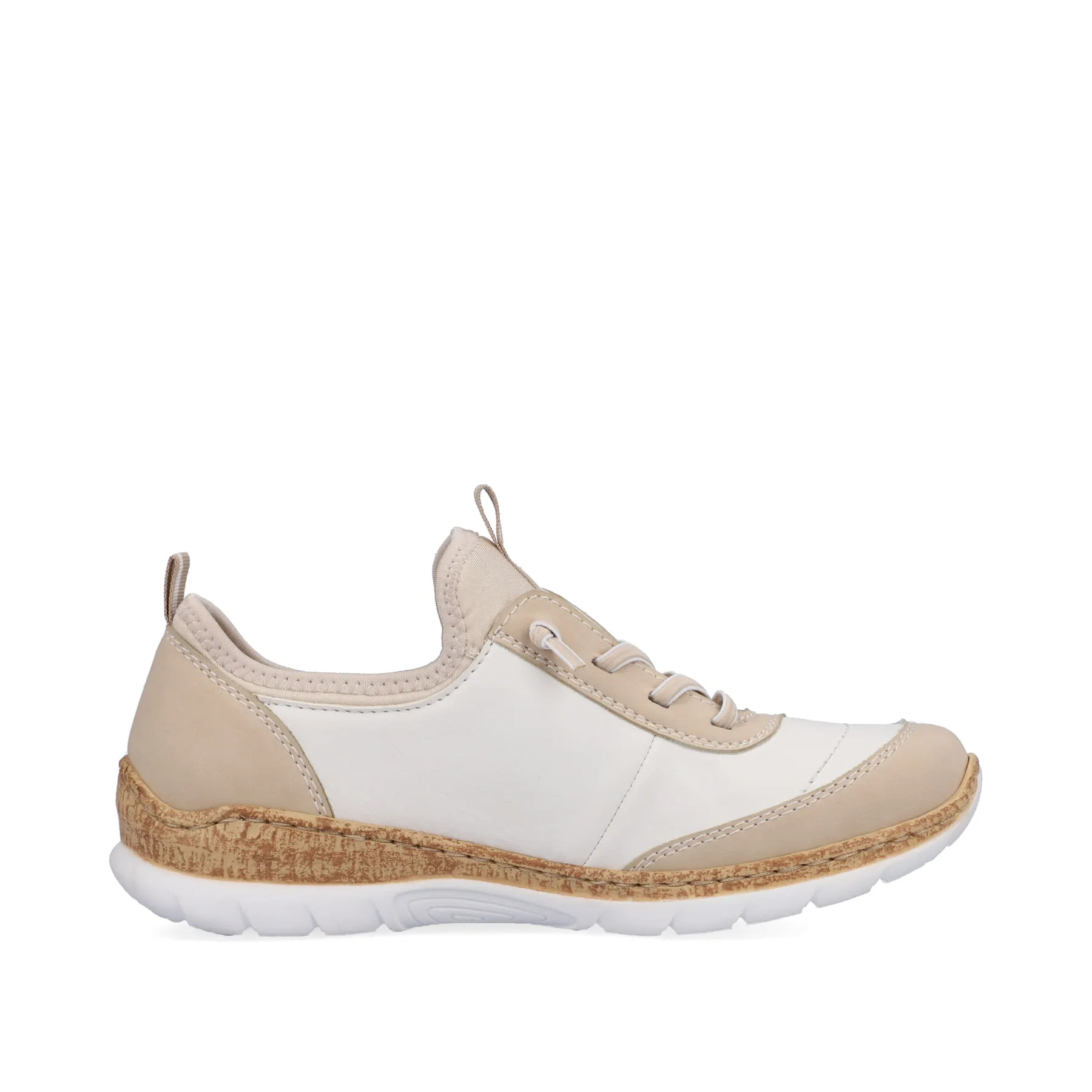 Rieker Damen Slipper cremeweiß | N4253-80