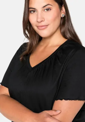 SHEEGO T-Shirt in Schwarz