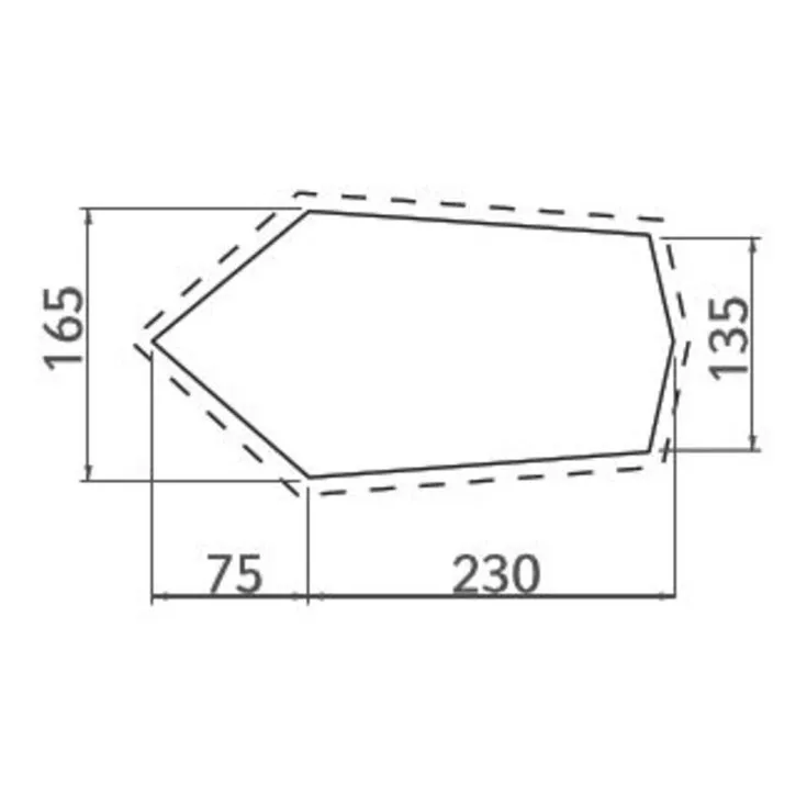 Zeltunterlagen Vaude ---Fp Taurus 3P Bark
